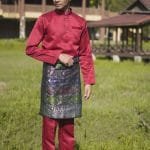 ARJUNA - Cekak Musang in Maroon