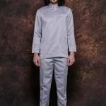 ARJUNA - Cekak Musang in Silver Grey